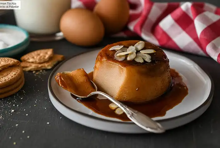     Flan de galleta 