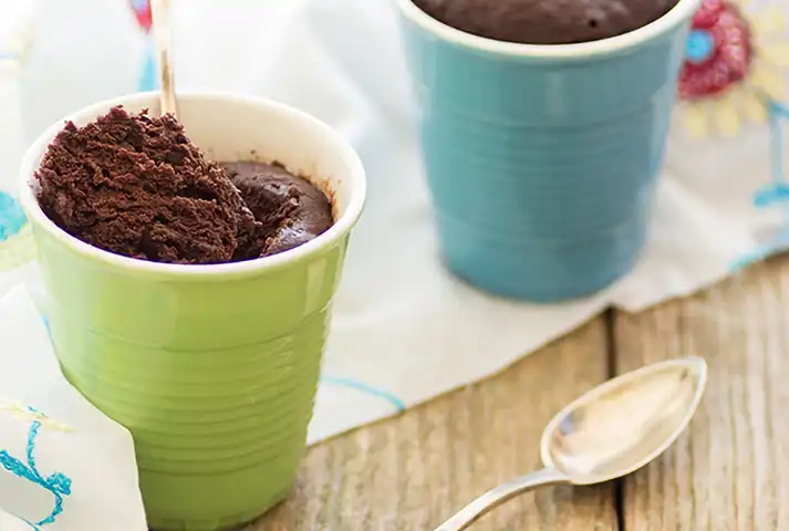     Mug cake de chocolate negro 